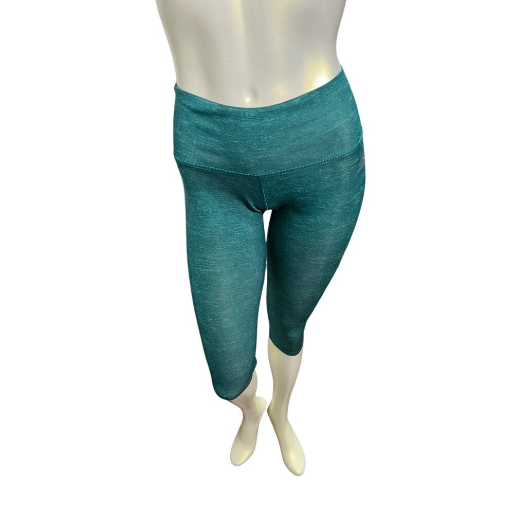 Teal Adidas Crop Leggings, Size Small, Good Condition